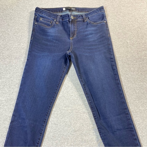 Kut From The Kloth Jeans Womens 10 Blue Connie Ankle Skinny Frayed Hem Denim - Picture 3 of 15